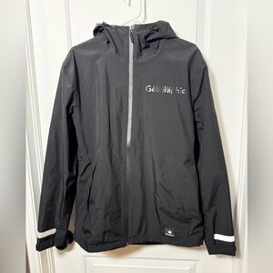 Canadian Geographic Waterproof Jacket – Women’s Medium – Black w/ Neon Lining